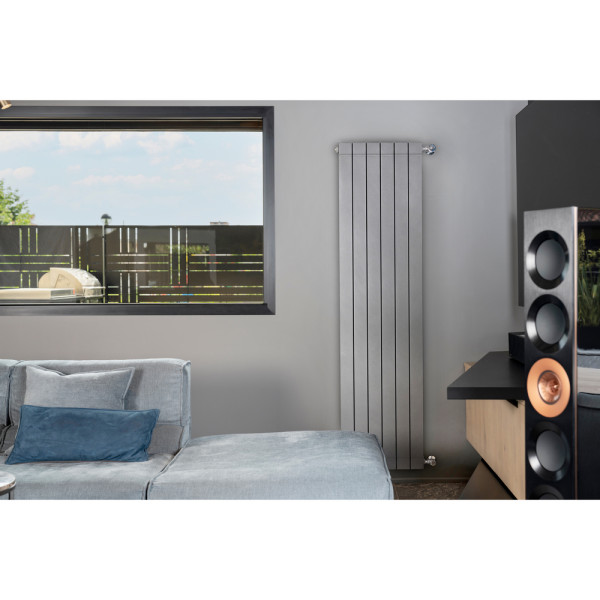 Фото - Радиатор отопления Nova Florida Ledro S/90 1600 мм GRAPHITE 3R 6 секции (81ELE3R406)