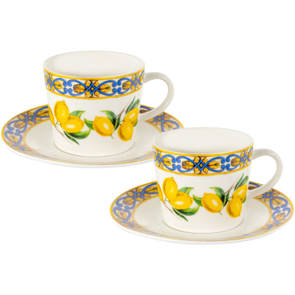 Фото - Набор чашек Lefard Сицилийский лимон 4 пр. 220 мл (922-093) Фото - Набор чашек Lefard Сицилийский лимон 4 пр. 220 мл (922-093)