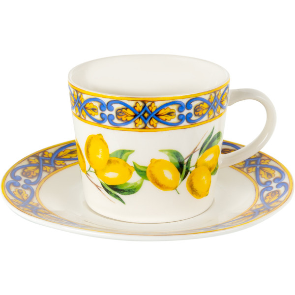 Фото - Набор чашек Lefard Сицилийский лимон 4 пр. 220 мл (922-093)