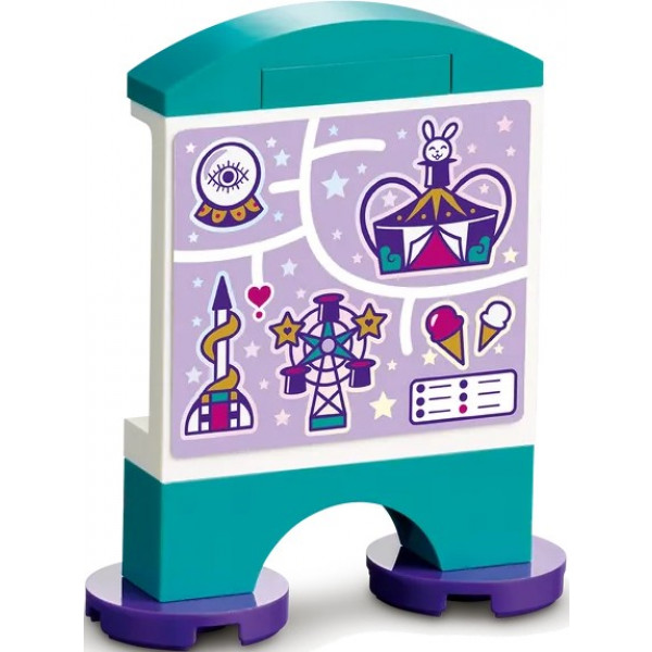 Фото - Конструктор LEGO Friends Волшебное колесо обозрения и горка (41689)