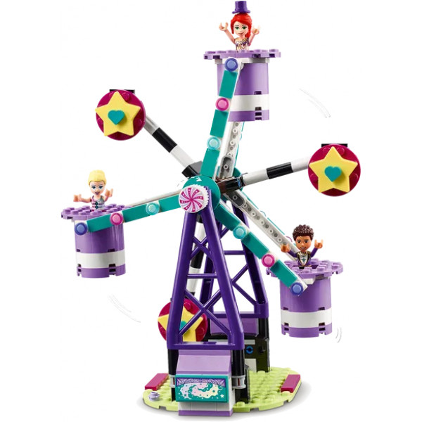 Фото - Конструктор LEGO Friends Волшебное колесо обозрения и горка (41689)