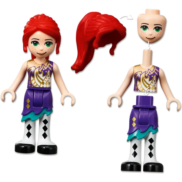 Фото - Конструктор LEGO Friends Волшебное колесо обозрения и горка (41689)