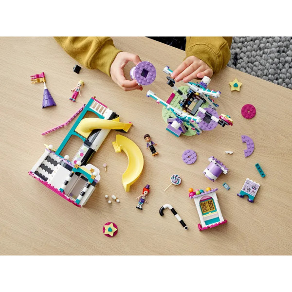 Фото - Конструктор LEGO Friends Волшебное колесо обозрения и горка (41689)