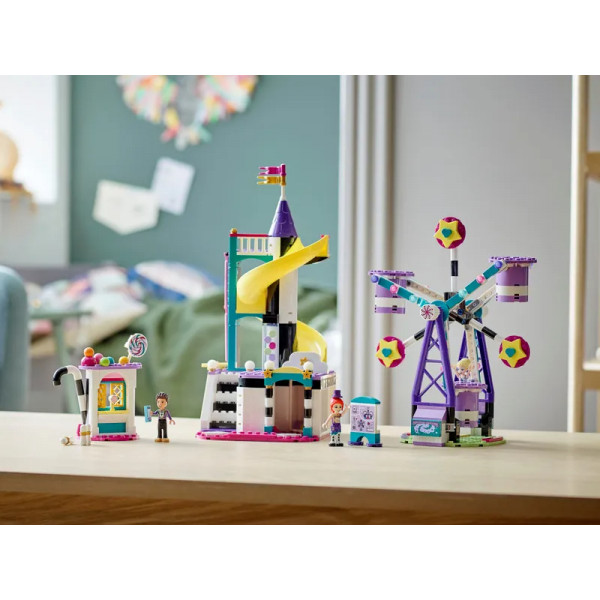 Фото - Конструктор LEGO Friends Волшебное колесо обозрения и горка (41689)