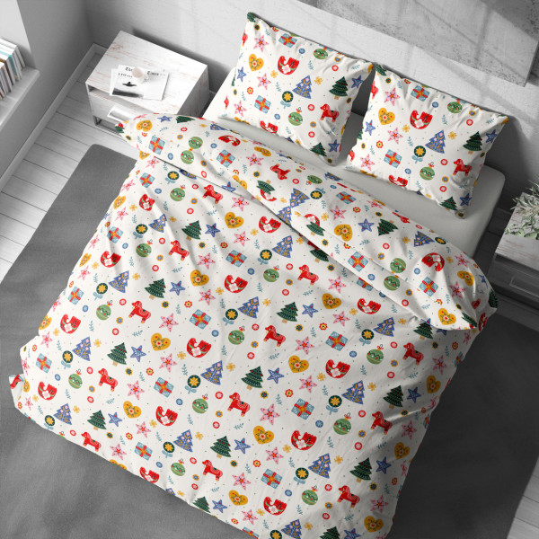 Фото - Комплект постельного белья Lelit Поплин L-2063 семейный (1201839)