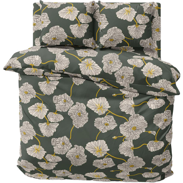 Фото - Комплект постельного белья Lelit Полисатин Зеленый P-0160 двуспальный (1196930) Фото - Комплект постельного белья Lelit Полисатин Зеленый P-0160 двуспальный (1196930)