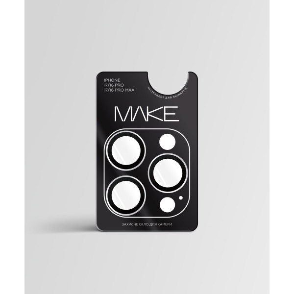Фото - Защитное стекло для смартфона MAKE Apple iPhone 17 Pro Ultra+ Glass (MGUP-AI17P)