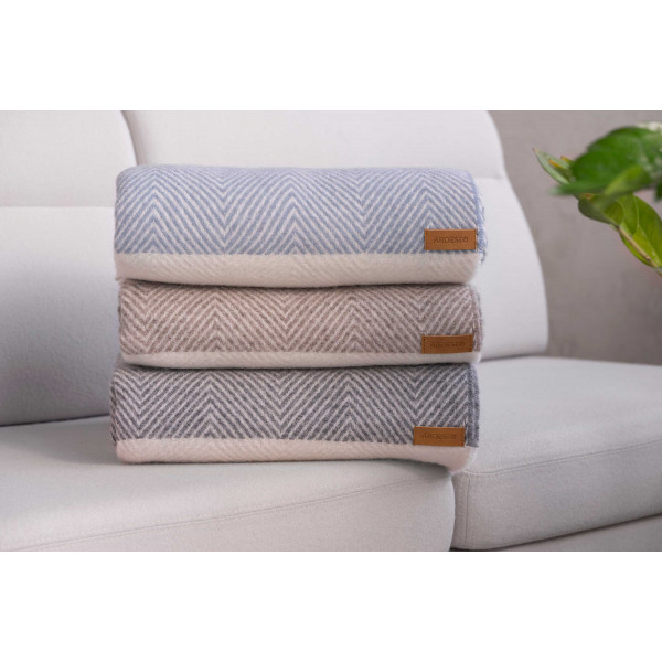 Фото - Плед полуторный Ardesto Leonardo Bianco 140x200 см серый (ART0502LB)