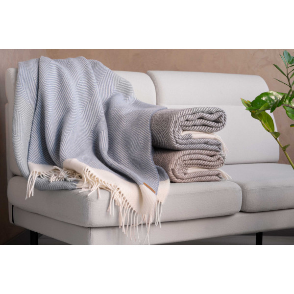 Фото - Плед полуторный Ardesto Leonardo Bianco 140x200 см серый (ART0502LB)