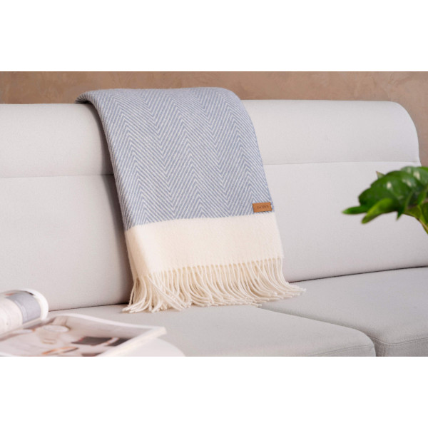 Фото - Плед полуторный Ardesto Leonardo Bianco 140x200 см серый (ART0502LB)