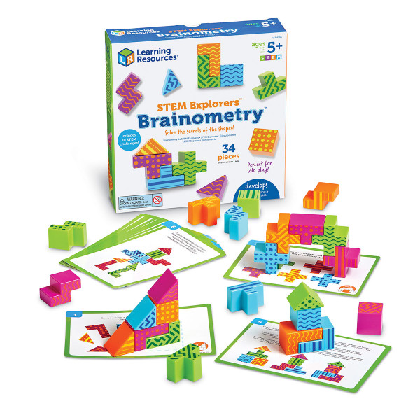 Фото - Настольная игра (5-7 лет) Learning Resources Математический тетрис (LER9306)
