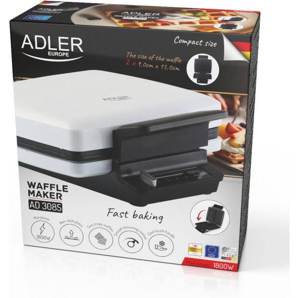 Фото - Вафельница Adler AD 3085