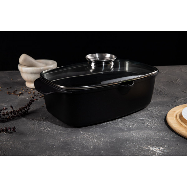 Фото - Кастрюля Lessner Black Pro New 5.6 л (55873)