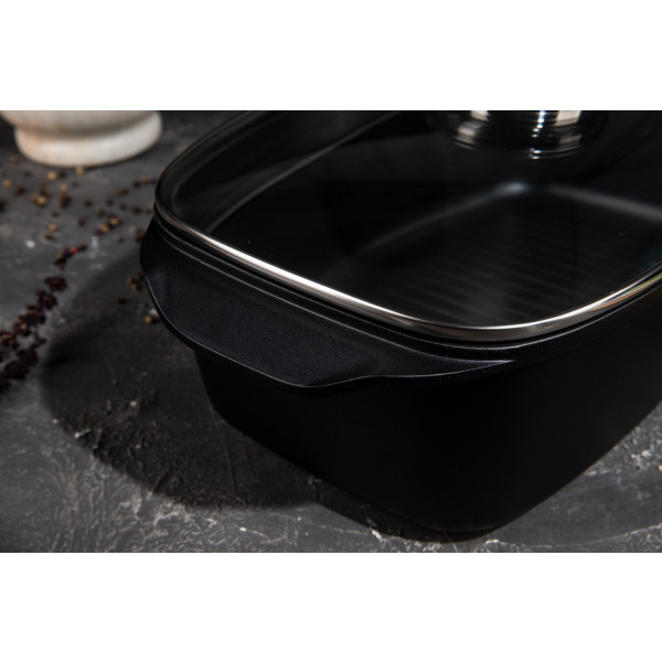 Фото - Кастрюля Lessner Black Pro New 5.6 л (55873)