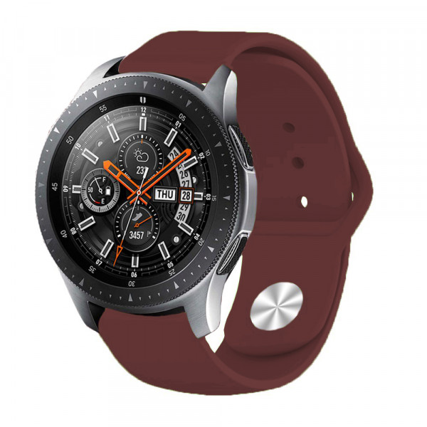 Фото - Ремешок для смарт-часов BeCover Honor MagicWatch 2 / Huawei Watch 3 Pro Classic 46mm Dark-Red (707050)