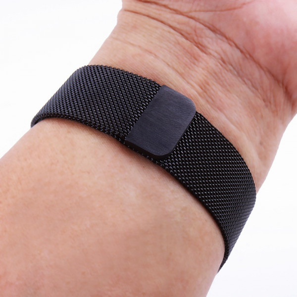 Фото - Ремешок для смарт-часов BeCover Milanese Style for Xiaomi Amazfit Bip 20mm Lite/BipS Lite/Bip3/Bip3 Pro/GTR 42mm/GTS/TicWatch S2/TicWatch E/GTS 3/GTS 2 mini Black (707679)