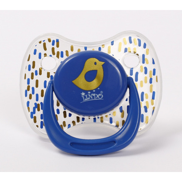 Фото - Ортодонтическая пустышка Lindo синий (Li401/6-12 с) Фото - Ортодонтическая пустышка Lindo синий (Li401/6-12 с)