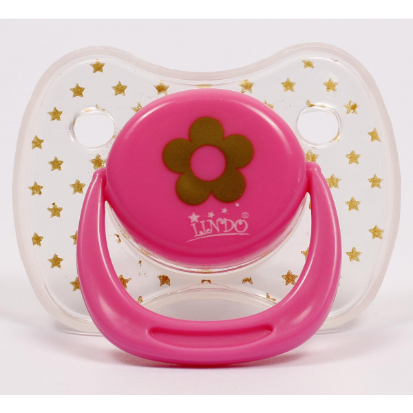 Фото - Круглая пустышка Lindo роовый (Li401/0-6роз) Фото - Круглая пустышка Lindo роовый (Li401/0-6роз)