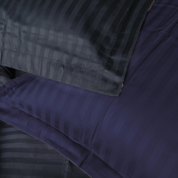 Фото - Комплект постельного белья детский MirSon Satin Stripe 30-0021 + 30-0020 Likana 110х140 (2200005247440)
