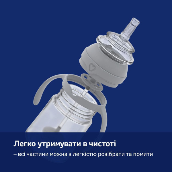 Фото - Поильник-непроливайка детский Lovi с трубочкой и утяжелителем 150 мл - коричневая (35/363)