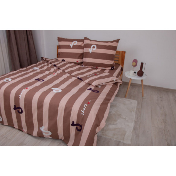 Фото - Комплект постельного белья ТЕП Soft dreams Line Brown (2-03857_26452)