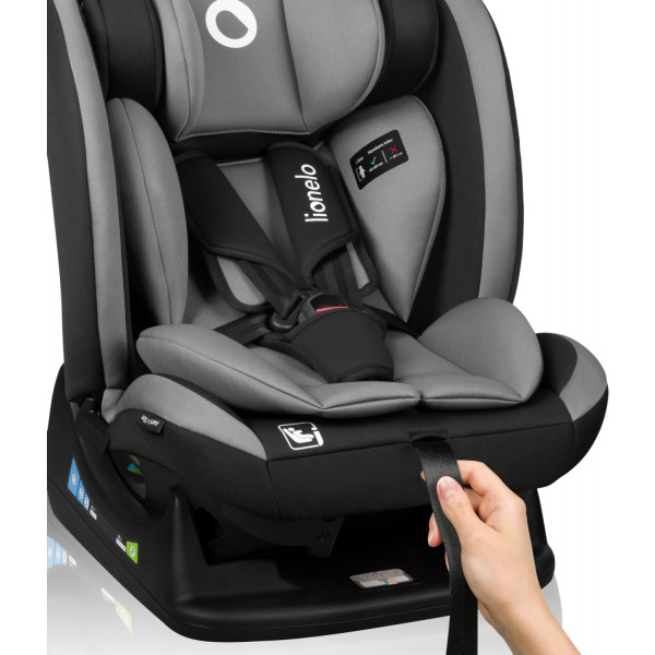 Фото - Автокресло Lionelo AART I-SIZE GREY GRAPHITE