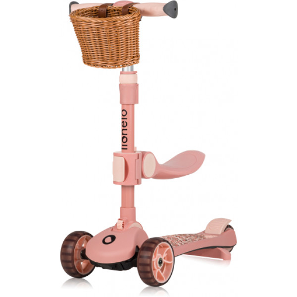 Фото - Трёхколёсный самокат Lionelo Franky Pink Rose Фото - Трёхколёсный самокат Lionelo Franky Pink Rose