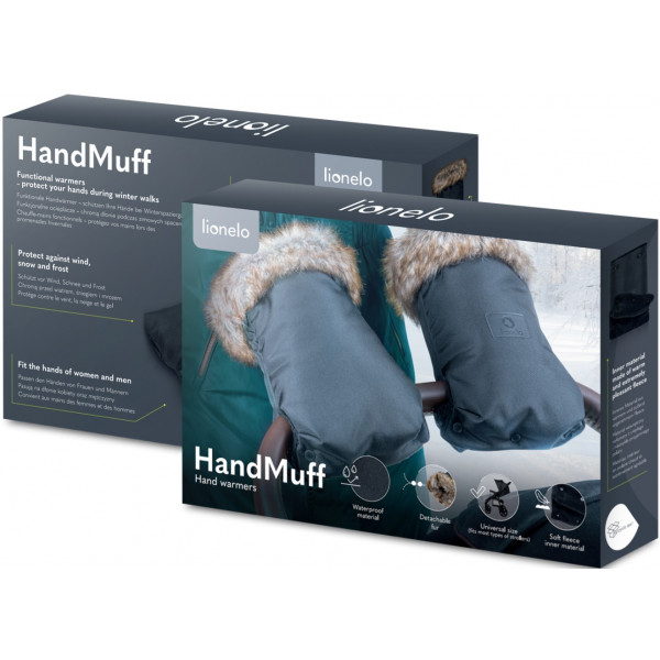 Фото - Муфта-рукавицы для коляски Lionelo Handmuff Black