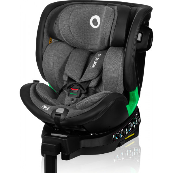 Фото - Автокресло Lionelo HARMONY I-SIZE GREY GRAPHITE LEATHER