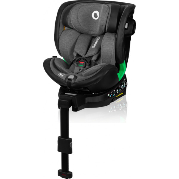 Фото - Автокресло Lionelo HARMONY I-SIZE GREY GRAPHITE LEATHER
