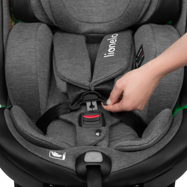 Фото - Автокресло Lionelo HARMONY I-SIZE GREY GRAPHITE LEATHER