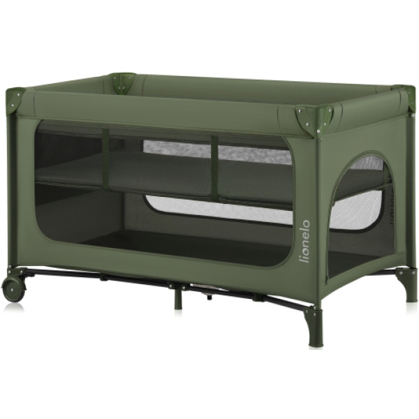 Фото - Манеж-кровать Lionelo Jasmin Easy Fold Green Olive