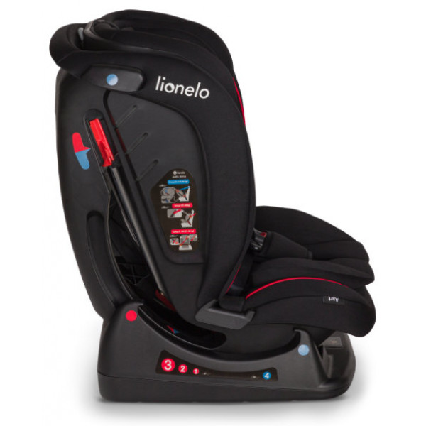 Фото - Автокресло Lionelo Aart Black Carbon Red
