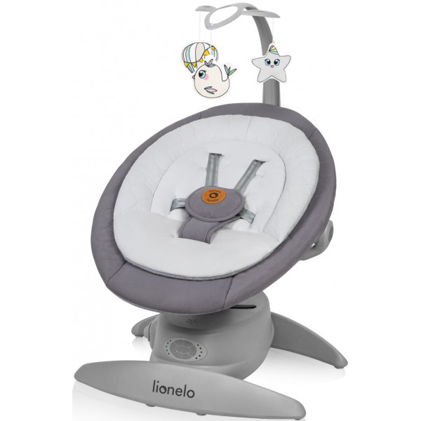 Фото - Уценка - Кресло-качалка Lionelo MELL GREY STONE