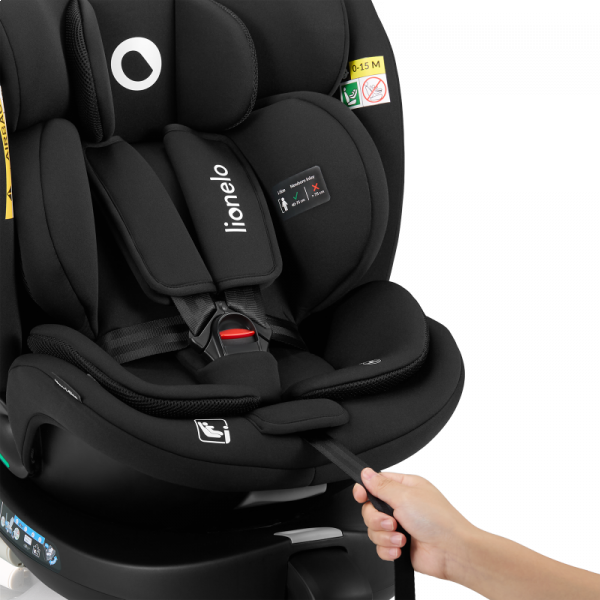 Фото - Автокресло Lionelo NAVY I-SIZE BLACK ONYX