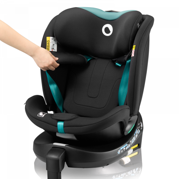 Фото - Автокресло Lionelo NAVY I-SIZE BLACK TURQUOISE