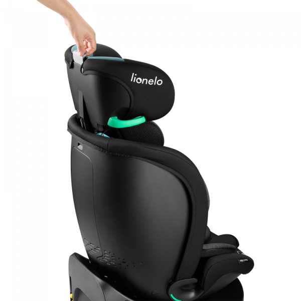 Фото - Автокресло Lionelo NAVY I-SIZE BLACK TURQUOISE