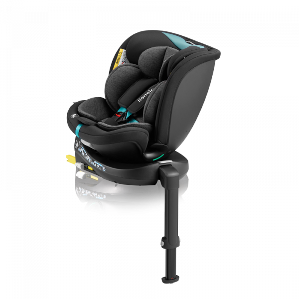 Фото - Автокресло Lionelo NAVY I-SIZE BLACK TURQUOISE