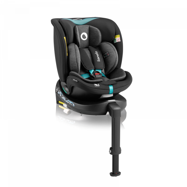 Фото - Автокресло Lionelo NAVY I-SIZE BLACK TURQUOISE
