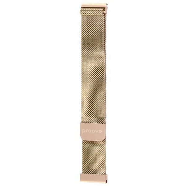 Фото - Ремешок для смарт-часов Proove Metal Loop 22 mm gold (WBMLUW22MM30)
