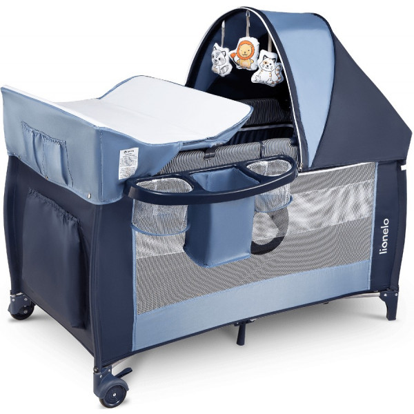 Фото - Манеж-кровать Lionelo Sven Plus Blue Navy