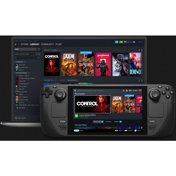 Фото - Игровая приставка портативная Valve Steam Deck OLED 1Tb Certified Refurbished