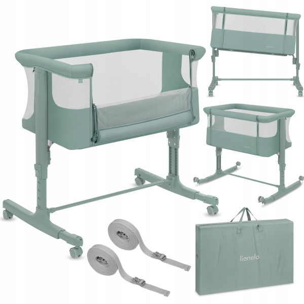 Фото - Кроватка детская прямоугольная Lionelo Aurora Green Sage