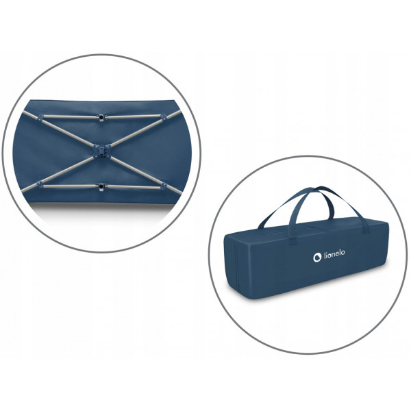 Фото - Манеж классический Lionelo Stefi Blue Navy