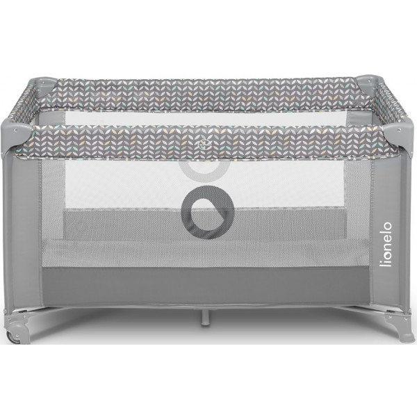Фото - Манеж классический Lionelo Stefi Grey Concrete Multicolor