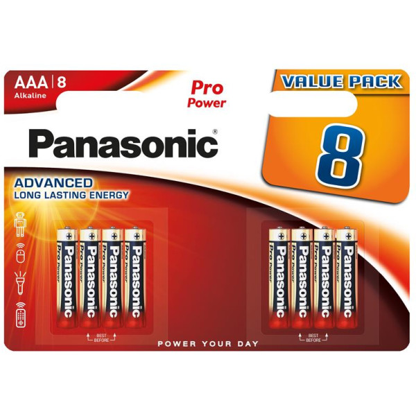 Фото - Батарейка тип AAA Panasonic PRO POWER AAA 8 шт. (LR03XEG/8BW)