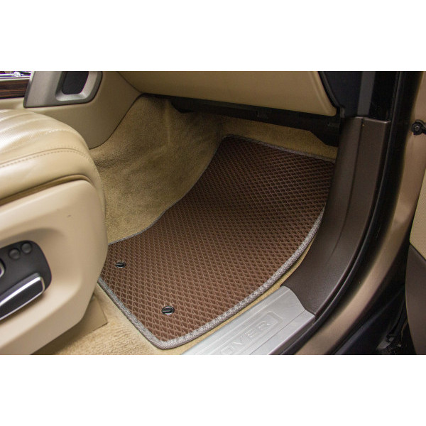 Фото - Коврики ворсовые в салон авто EVAtech Standard для Land Rover Range Rover (L405) 2012-2021 4 поколение SUV EU черный кант (LR21685A2LA4VEB)