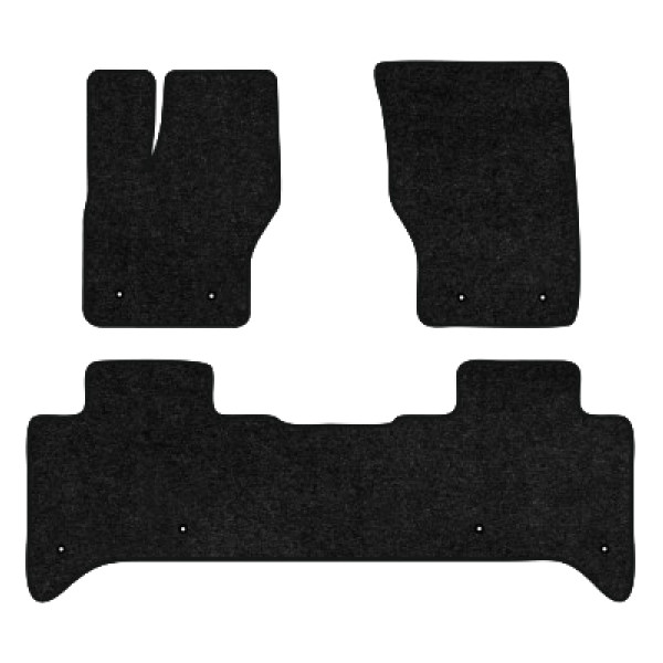 Фото - Коврики ворсовые в салон авто EVAtech Standard для Land Rover Range Rover (L405) 2012-2021 4 поколение SUV EU черный кант (LR21685Z3LA8VEB)