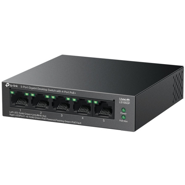 Фото - Коммутатор локальной сети (Switch) TP-Link LS105GP