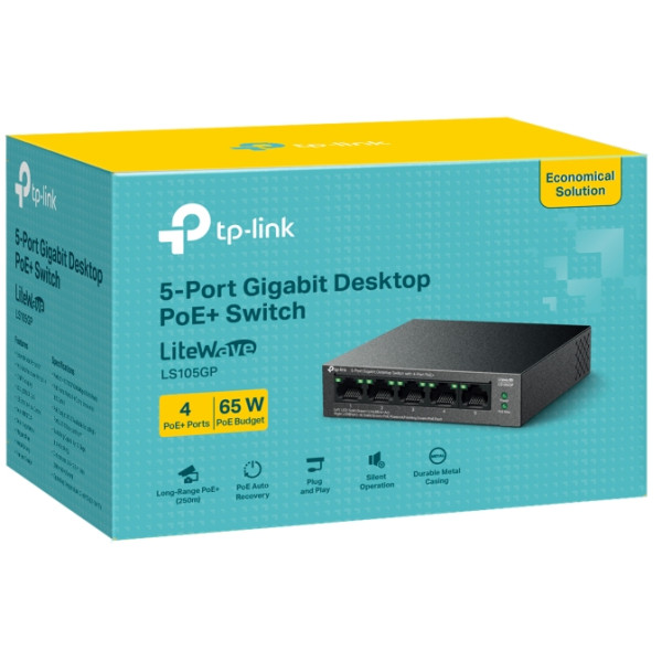 Фото - Коммутатор локальной сети (Switch) TP-Link LS105GP